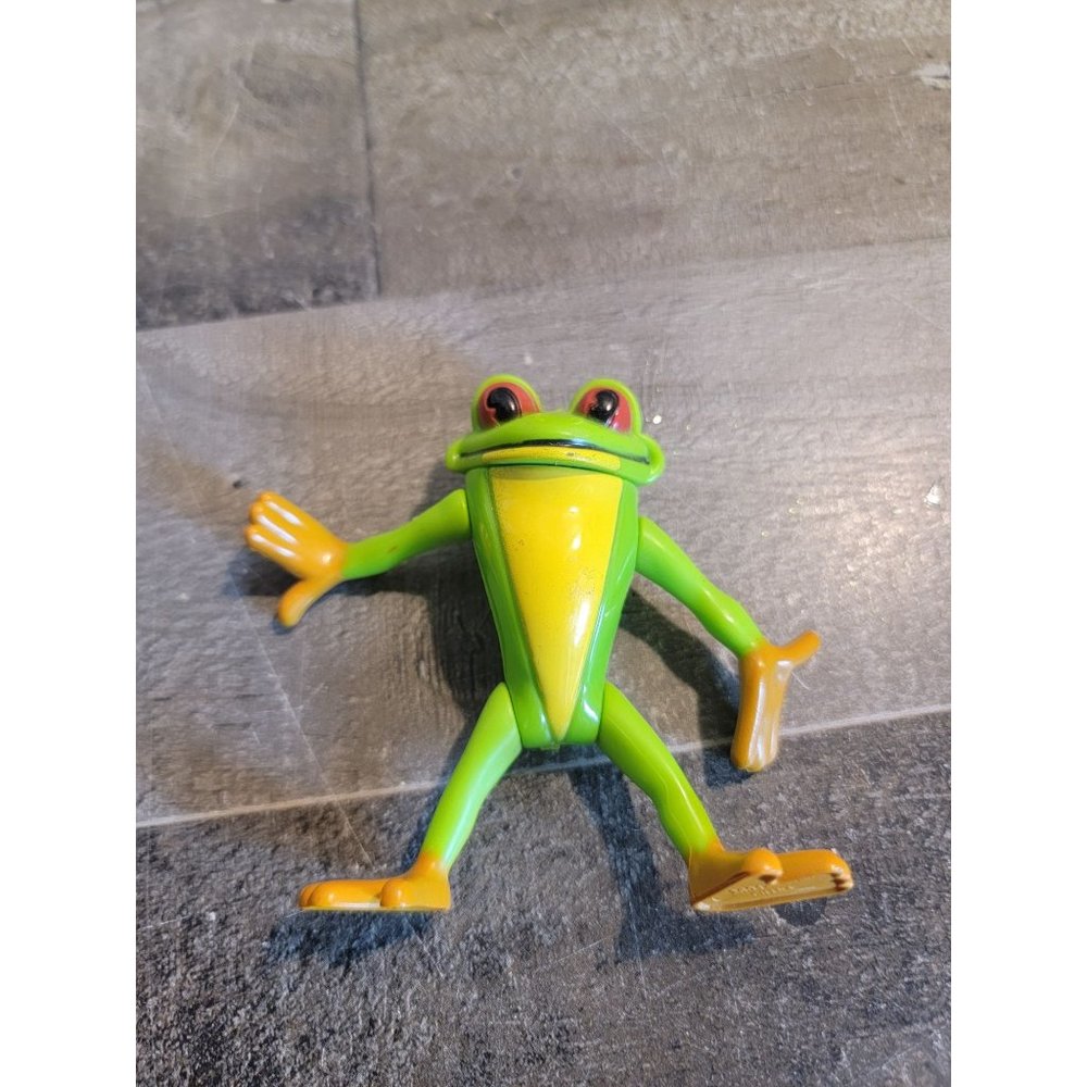Rainforest Cafe green tree frog mascot‎ toy figure